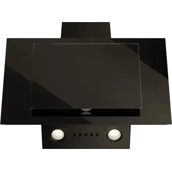 Digestoř Komínový odsavač par MAAN Vertical Duo Glass 60 cm Černý Nástěnný