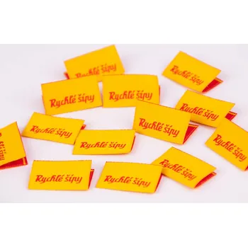 Tkaný štítek - Rychlé šípy - do švu