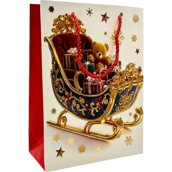 Dárková taška Vánoční dárková taška 18×23 cm 11398.04