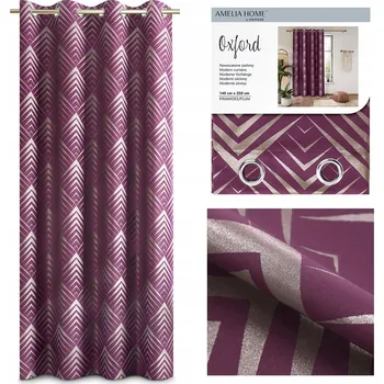 Obraz Závěs polozatemňovací s kroužky 140 cm x 250 cm