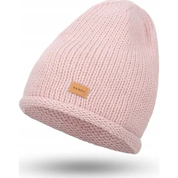 Čepice NANDY Čepice Pánská Rolovací Hladká Beanie Teplá na zimu