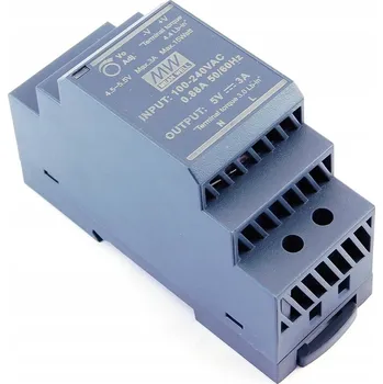 spínaný zdroj Napájecí zdroj Mean Well HDR-30-5 DIN 5V 3A 15W