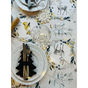 ubrus Ubrus odolný proti skvrnám 145 cm x 145 cm čtvercový