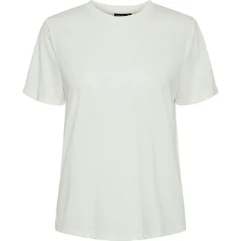 Dámské tričko Pieces dámské tričko PIECES-17148789 CLOUD DANCER Bílé