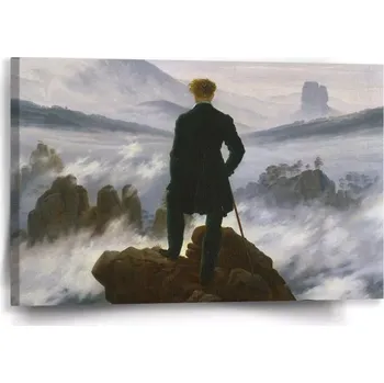 Obraz Sablio Obraz Poutník nad mořem mlhy - Caspar David Friedrich - 60x40 cm