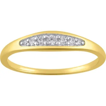 Prsten Zlatý prsten s diamanty Danni