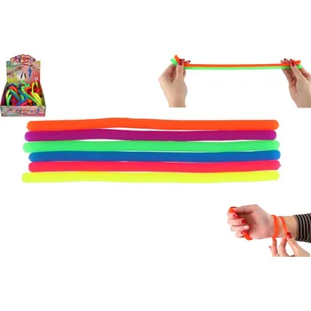 POP IT Teddies Hračka antistresová natahovací silikon 27cm 6 druhů