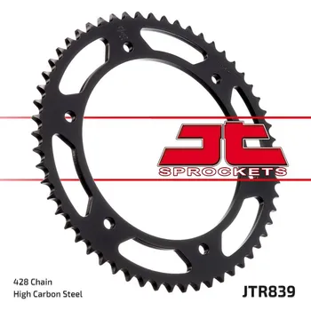 Motodíl JT rozeta 844 52 YAMAHA DT 125R/RE 99-06 (84452JT) (řetěz 428) (JT rozeta 844 52 YAMAHA DT 125R/RE 99-06 (84452JT) (řetěz 428))