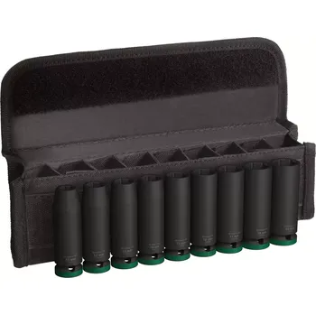 Sada nářadí 9-dílná sada prodloužených nástrčných klíčů Bosch PRO Impact Socket Set - 1/2", 10-19mm, chrom-molybdenová ocel, fosfátování proti korozi (2608003039)