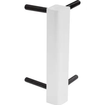 soklová lišta ACARA AP38/1 vnější/vnitřní růžek, spojka k soklové liště, hliník lakovaný bílá, 60 mm, 1 ks AACSAC 6030-X/1