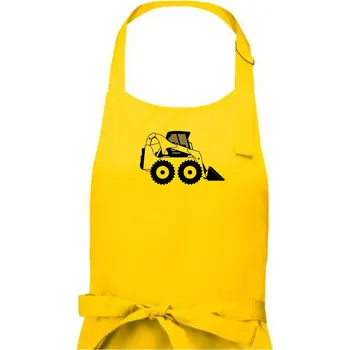 Kuchyňská zástěra Bobik velký kolový - Dámská zástěra na vaření - Univerzální velikost ( Žlutá )