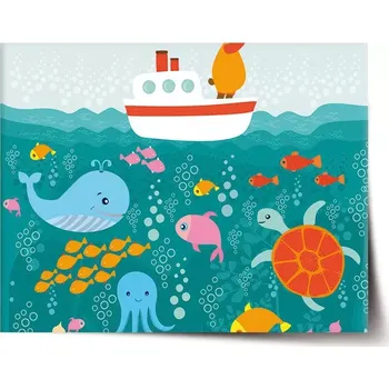 Plakát Sablio Plakát Mořský svět - 60x40 cm