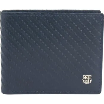 FC Barcelona Kožená peněženka FC Barcelona, tmavě modrá, kapsa na mince, kůže
