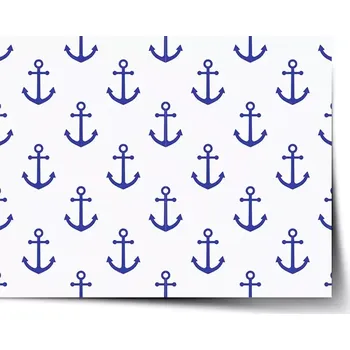 Plakát Sablio Plakát Modré kotvy - 60x40 cm