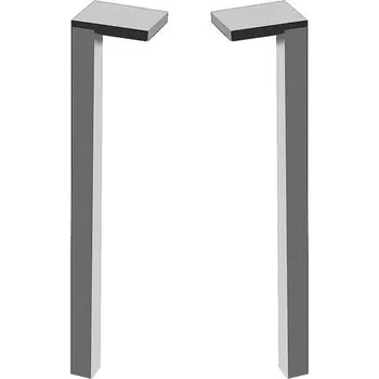 Nábytek Laufen Space Sada nožiček k nábytku, hliník H4112201601051