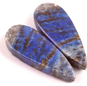 Přírodní kámen Kabošony páry Lapis Lazuli č.P754 (28x11x5mm)