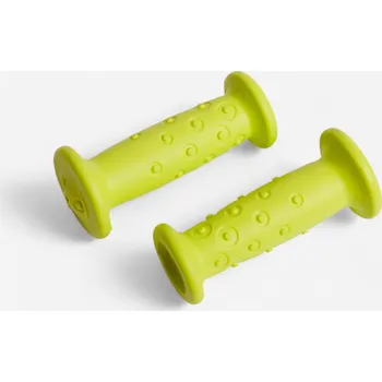 grip BTWIN Gripy 14"/16" pár světle zelené ZELENÁ|ŽLUTÁ