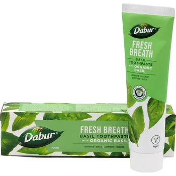 zubní pasta Zubní pasta Fresh breath s Tulsi, 100 ml, Dabur