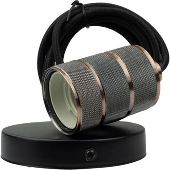 Eco Light Stropní závěsné svítidlo 2m E27 Červená měď