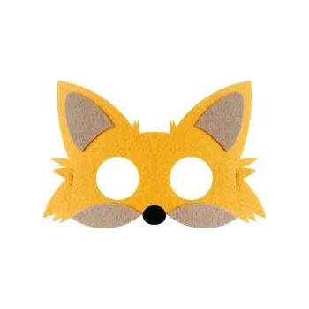 Karnevalová maska GD Maska filcová liška YH-MFLI 596544
