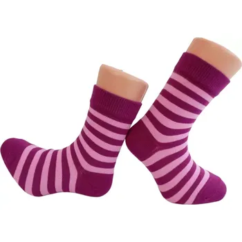 Dětské bambusové ponožky Babar New - 24-28 / růžová/malinová