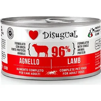 Krmivo pro psa Disugual Krmivo mokrá pro psy Monoproteinová Jehněčí (dospělý) 150g