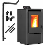 Kamna ocelová Thunder 77 x 42 x 49 cm