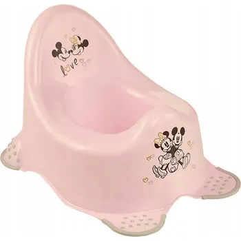 Nočník Minnie Mouse s protiskluzem - pudrově růžový