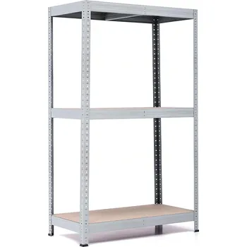 regál Policový regál Trestles RH 1200x1000x450, nosnost 1050 kg, 3 police Barva: šedá