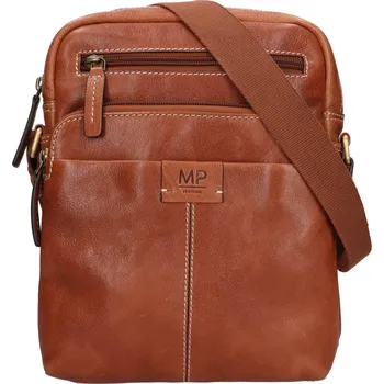 Pánská aktovka Pánská kožená taška přes rameno Marta Ponti Siven - hnědá