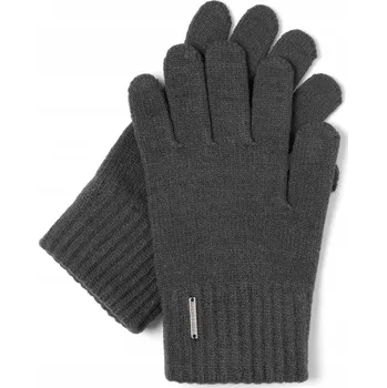 Rukavice Vivisence 7202 grafitové univerzální velikosti vlněné pletené RUKAVICE