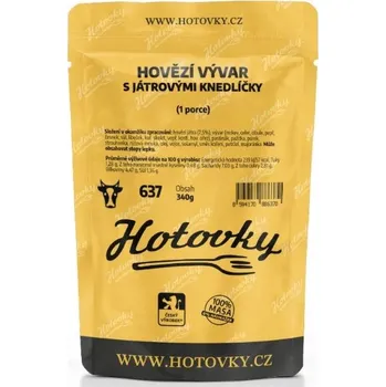 Hotové jídlo Hotovky Hovězí vývar s játr. knedlíčky 1 porce