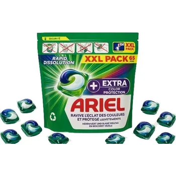 Prací prostředek Ariel 4v1 PODS Extra Color Protection 65 ks Kapsle na Barevné Prádlo