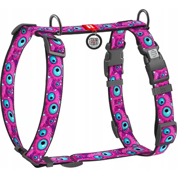 Postroj pro psa Anatomické postroje pro psa ve tvaru písmene, obrázek Oko příšery, velikost L