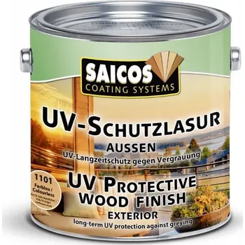 Lak na dřevo SAICOS UV Lazura na dřevo SZARY 1171 2,5L