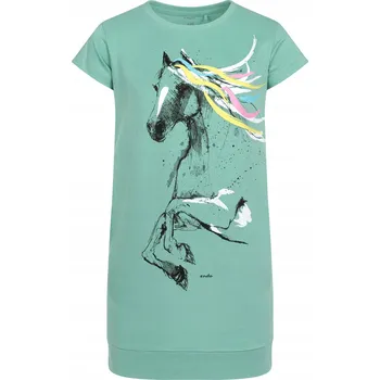 Dámské šaty Šaty pro dívky zelené bavlněné letní velikost 110 od Koniemi Endo