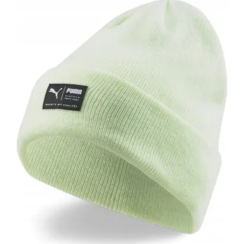 Čepice Puma zimní čepice beanie zelená, velikost 54/56