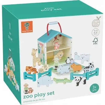 Dřevěná hračka Herní sada Zoo