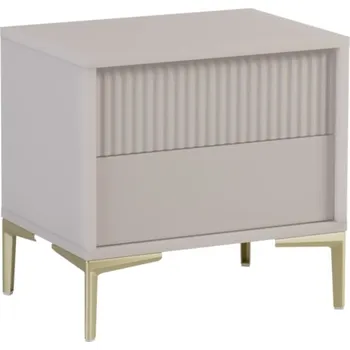 Noční stolek Noční stolek Uni - Gala Meble Beige 53.5x51.5 cm