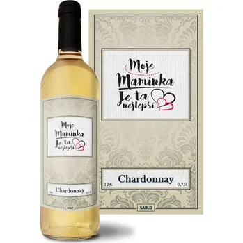 Víno Sablio Bílé víno Moje maminka je ta nejlepší: 0,75 l