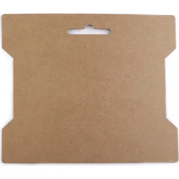 Papírová karta 14x16,3 cm, velké, 2 hnědá přírodní