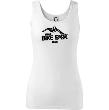Dámské tričko Bike park hory - Dámské tílko - XS ( Bílá )
