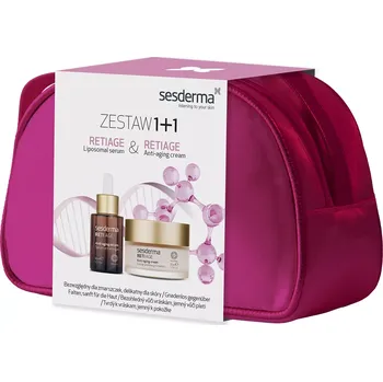 Pleťový krém sesderma - Reti Age Set - Sérum + krém - Kosmetická taštička - Sérum 30ml + Krém 50ml