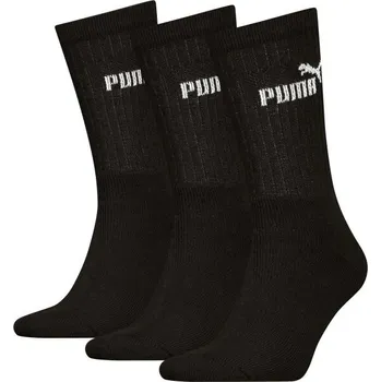 Pánské ponožky Sada ponožek Puma ELEMENTS UNISEX CREW SOCK 3P 43/46 Černá, Bílá
