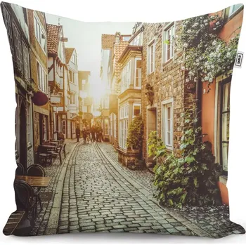 Polštář Sablio Polštář Městská ulička - 40x40 cm
