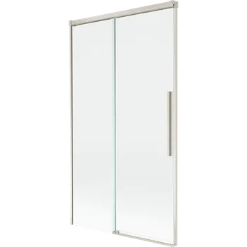 Vanová zástěna Mexen Rox sprchový kout 2-křídlový posuvný 100 x 150 cm, transparentní, kartáčovaný nikl - 8C9-100-001-97-00 Vanové zástěny