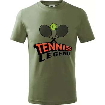 Tennis legend - Tričko dětské bavlněné - 122 cm/6 let ( Khaki )