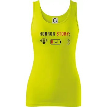 Dámské tričko Horror story - Dámské tílko - XL ( Limetková )