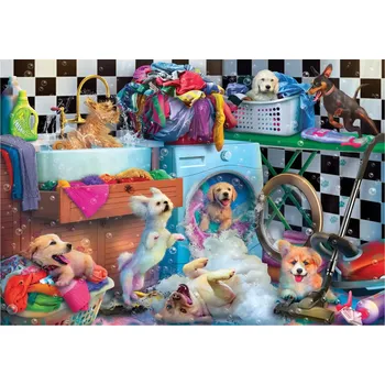 Puzzle ANATOLIAN Rozdováděná štěňata XL 260 dílků