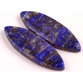 Sběratelství Kabošony páry Lapis Lazuli č.P758 (41x14x5mm)